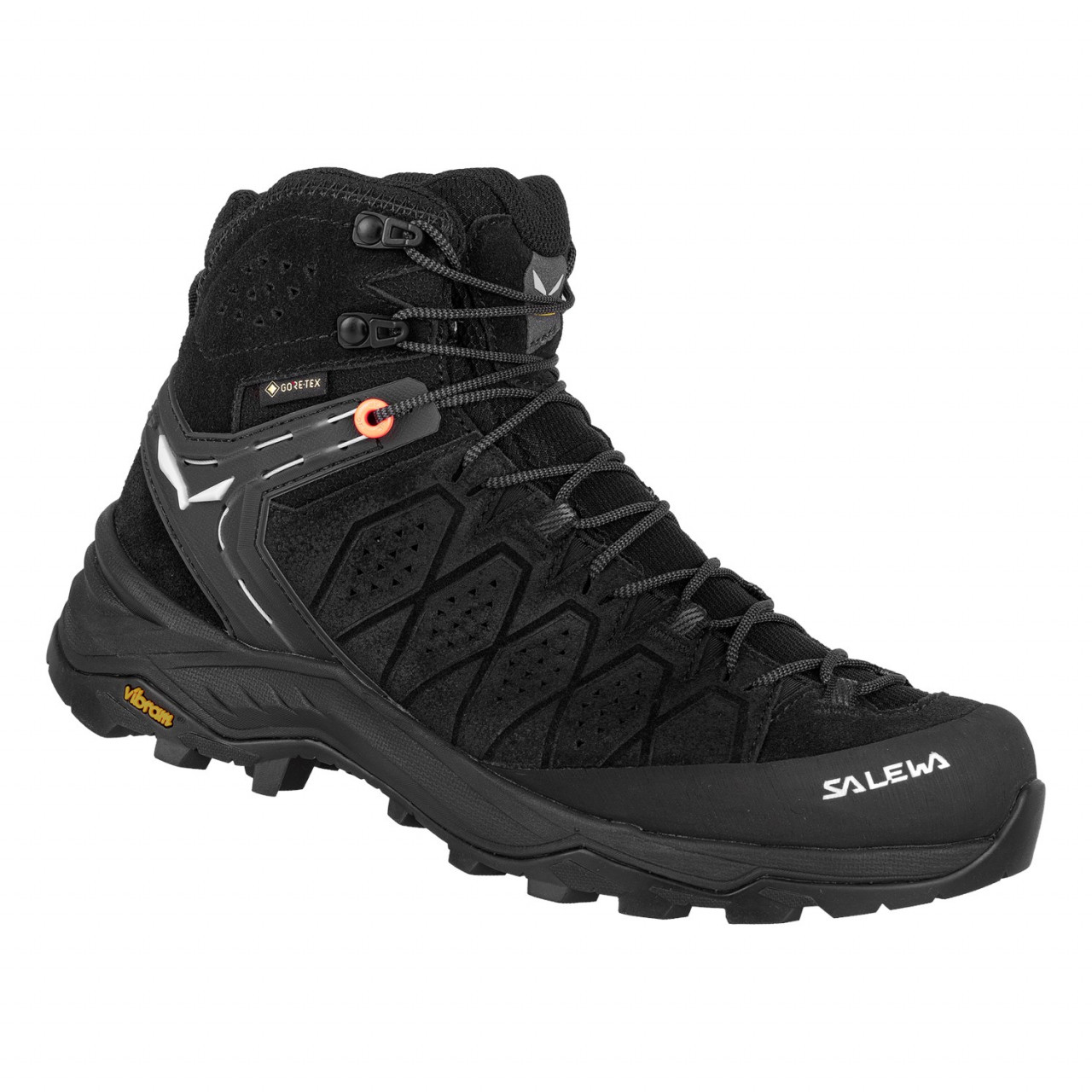 Zapatillas Trekking Mujer Chile - Salewa Alp Trainer 2 Mid GORE-TEX® - Negras/Negras - OCUA-82601